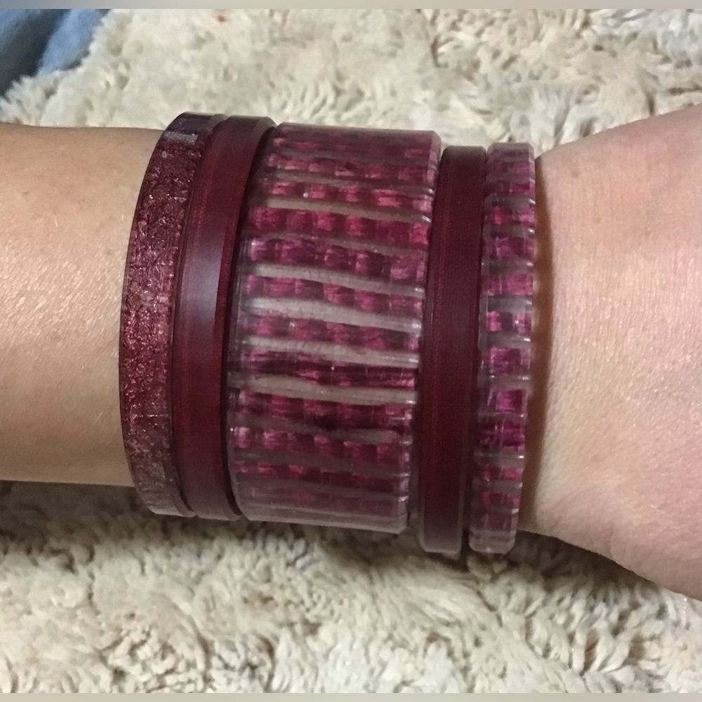 CBA Eco friendly resin bracelets